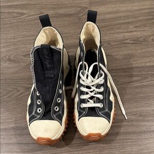 Converse Black and White High-Top Sneakers